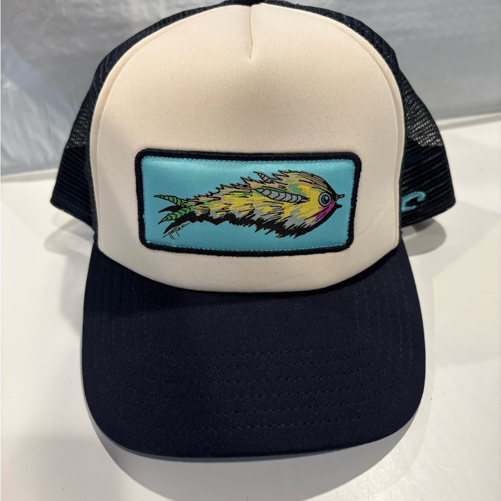 Costa Del Mar streamer fishing Trucker Hat new without tags. Fly fishing